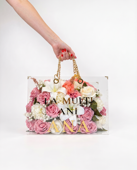 Gentuța „Blanche Rose" —  Flori de Mătase